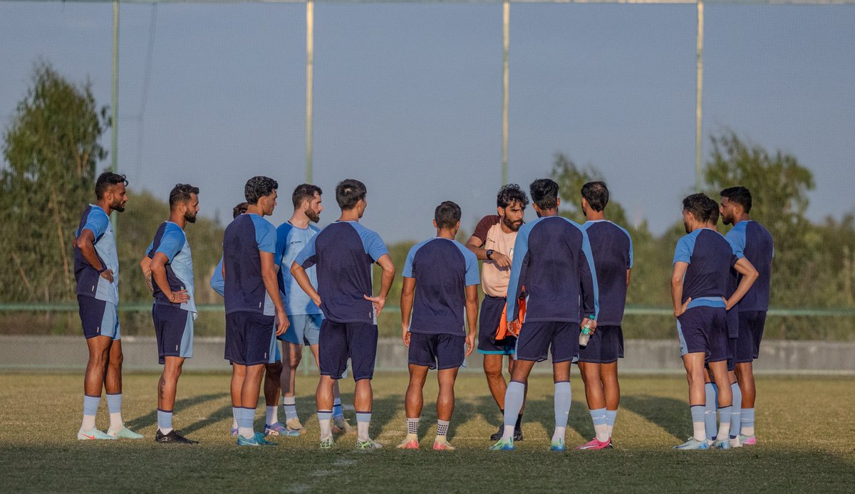 IndianFootball's tweet image. Some familiar faces are back at the #BlueTigers 🐯 camp 😁

#IndianFootball ⚽