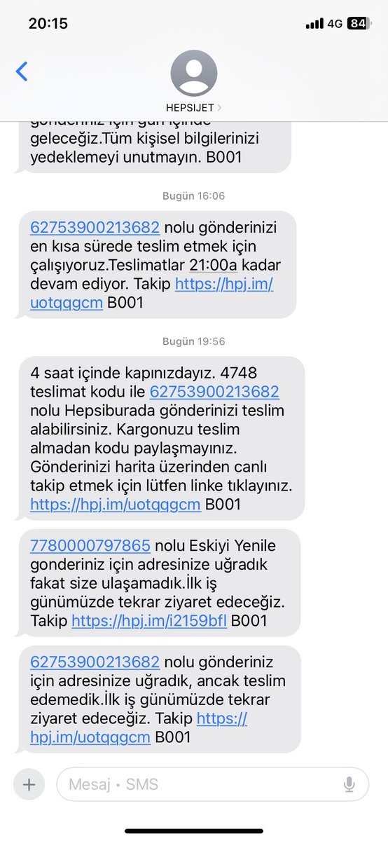 kl_inan's tweet photo. Saat sabah 8.55 den saat 20.15 e kadar okuldayım hala adresteyim adresinizde uğradık ama yoltunuz diye bir mesaj geliyor yalan bari söylemeyin ya 4 saat içinde kapındayız ardından hemen mesaj geliyor adreste yoktunuz diye şakasınız ya 😂😂  @hepsiburada https://t.co/EAurWWs6AR