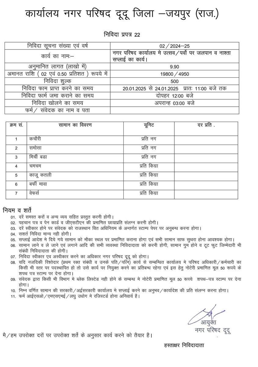 उपमुख्यमंत्री के एरिया में 
9.90 लाख का नाश्ता 
सरकारी धन से 
व सोई हुई कांग्रेस 
<a href="/INCRajasthan/">Rajasthan PCC</a> <a href="/GovindDotasra/">Govind Singh Dotasra</a> <a href="/PParashar60/">Pukh Raj Parashar</a> <a href="/dineshdangi84/">Dinesh Dangi</a> <a href="/DharmendraR_INC/">Dharmendra Rathore</a> <a href="/drcpjoshi/">Dr. C.P. Joshi</a> <a href="/BabulalNagarINC/">Babulal Nagar</a> <a href="/RaghusharmaINC/">Dr. Raghu Sharma</a> <a href="/DrBDKallaINC/">Dr. Bulaki Das Kalla</a> <a href="/Swarnim_INC/">Swarnim Chaturvedi INC</a> <a href="/LalitTunwal/">Lalit Tunwal</a> <a href="/jaswantgurjar/">Jaswant Gurjar</a>