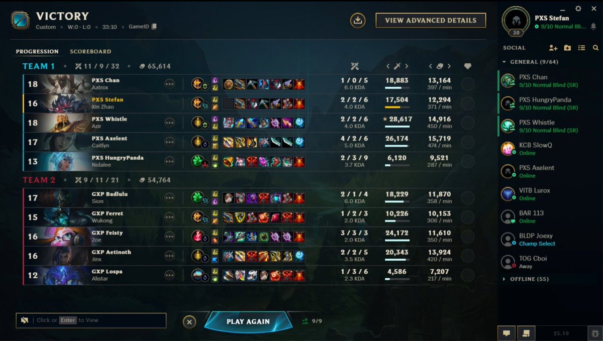 Axelent (@axelentlol) on Twitter photo 1-0 vs GXP 
LVP SLAYER 1 🤫 1-0 vs GXP 
LVP SLAYER 1 🤫