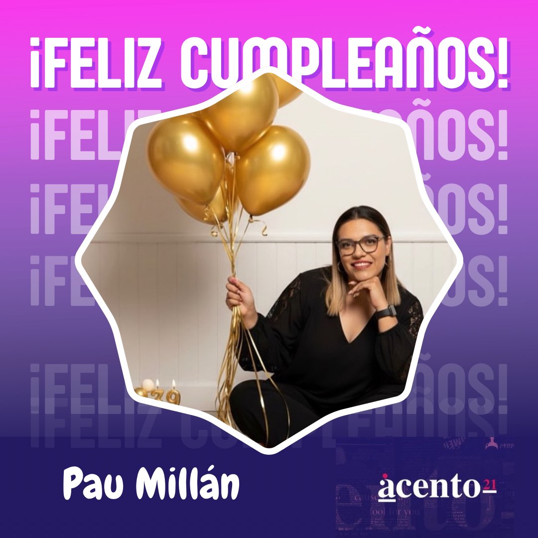 Felicitamos por su cumpleaños a nuestra editora <a href="/pauly_1310/">Pau!💋</a> una mujer talentosa y gran profesionista. 

Deseamos que pase un excelente día, rodeada del cariño de sus seres queridos. Un abrazo afectuoso de parte de todo el equipo. 🥳🎉