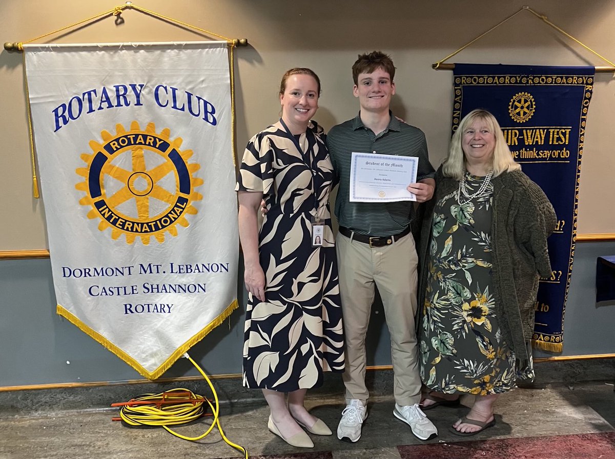 The ⁦<a href="/dmtlcsrotary/">D-MtL-CS Rotary</a>⁩ featured MTLHS senior, Henry Adams, as its September 2025 Student of the Month…an academically gifted, involved leader in the school community who is making a difference &amp; has a bright future! ⁦<a href="/jthompsonmtlsd/">Joel Thompson</a>⁩