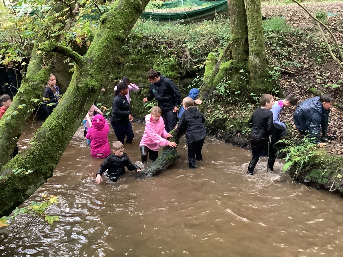 A very muddy, wet and extremely fun first afternoon!