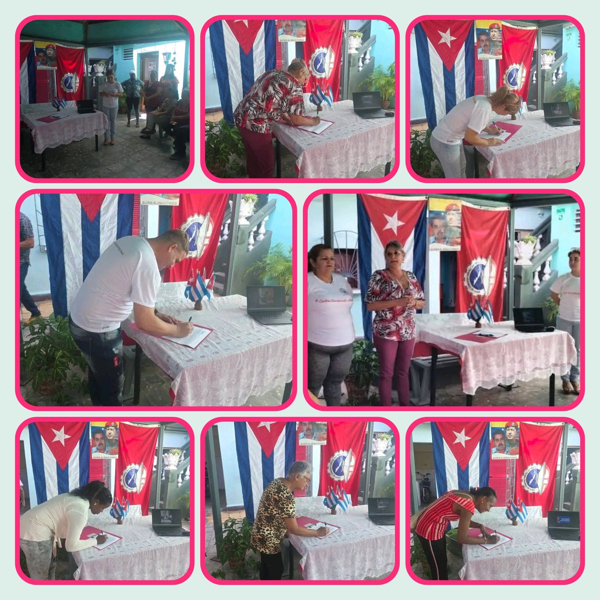 Seguros de q defender la paz en Venezuela es defender la de #Cuba y  América Latina los cuadros y <a href="/50Trabajadores/">Periódico Trabajadores</a> de <a href="/Cuba_CTC/">Central de Trabajadores de Cuba</a> en #CiegodeÁvila desde la  sede del Cté Prov firmamos el apoyo a la Declaración del Gobierno Revolucionario para impedir una agresión militar a Venezuela