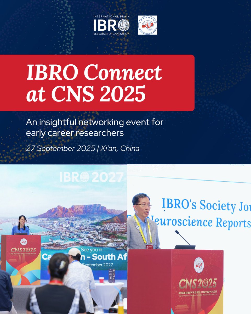 IBROorg's tweet photo. What an event! π We brought together aspiring early-career #neuroscientists at an #IBROConnect networking event at #CNS2025.
IBRO, IBRO Neuroscience Reports & Elsevier shared insights, tips & tricks to help participants boost their careers & succeed in the field.
@IBROjournals https://t.co/MW3l73js48