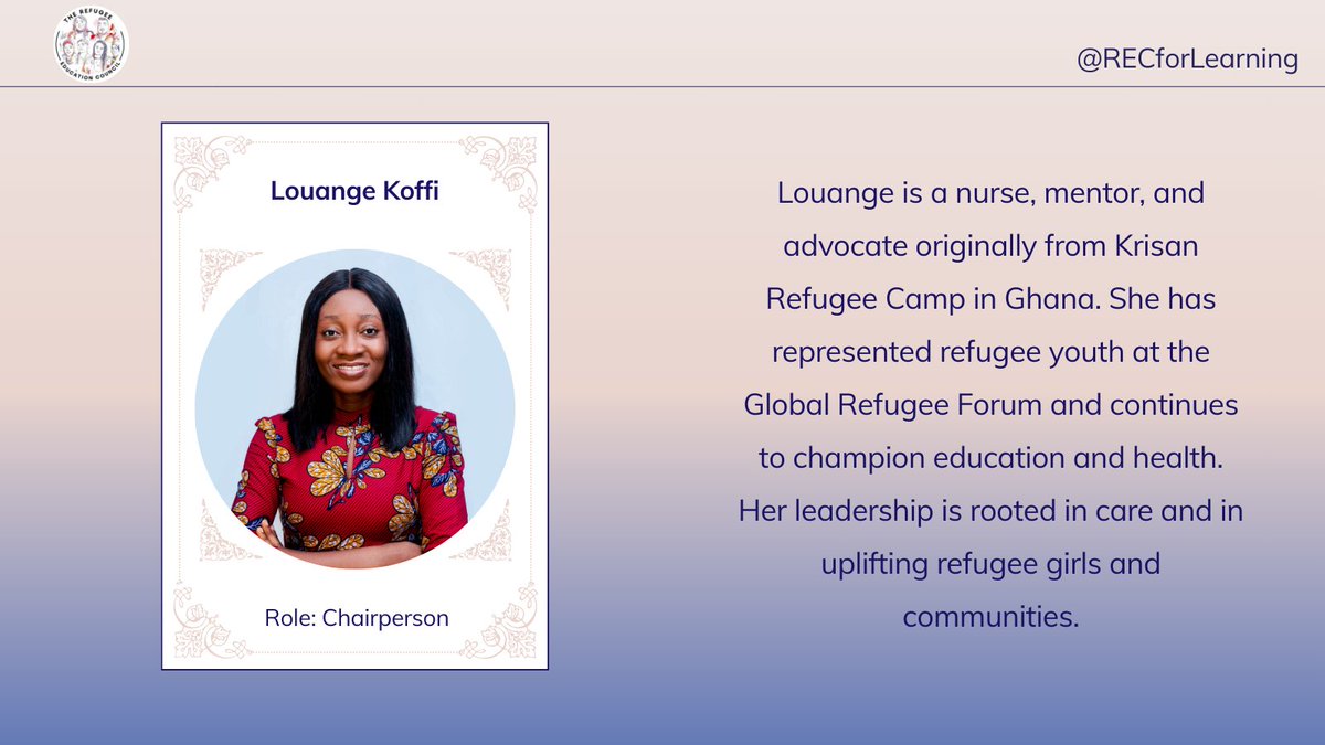 Supported by <a href="/CanadaDev/">Development Canada</a>, hosted by <a href="/worldvisioncan/">World Vision Canada</a>, and in collaboration with the CIEPWG, the Council continues its mission to ensure displaced youth have a seat at the table in shaping global education policy.

#refugeeeducation #youthvoices #EiE #educationforall #withrefugees