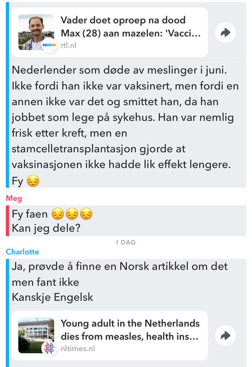 Dette. Dette er risikoen noen tar PÅ ANDRES vegne. Og konsekvensen det helt reelt kan gi.
