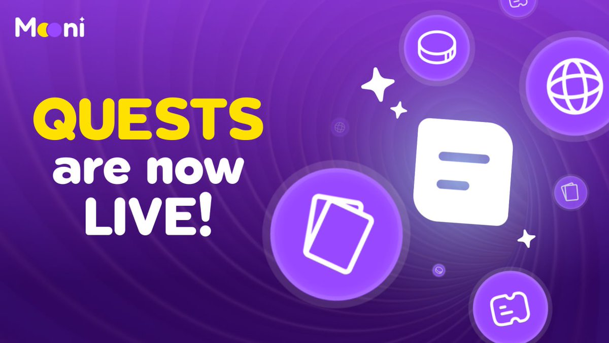 Quests: Activated.

​The grind starts now! 
Stack points. Collect badges. LOCK IN.

Go to ​mooni.gg