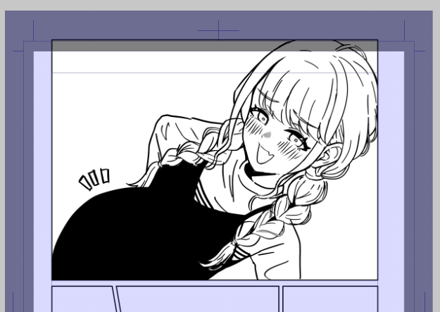 かわいくかけてる
やっぱりデッサン人形あるとやりやすいわね 