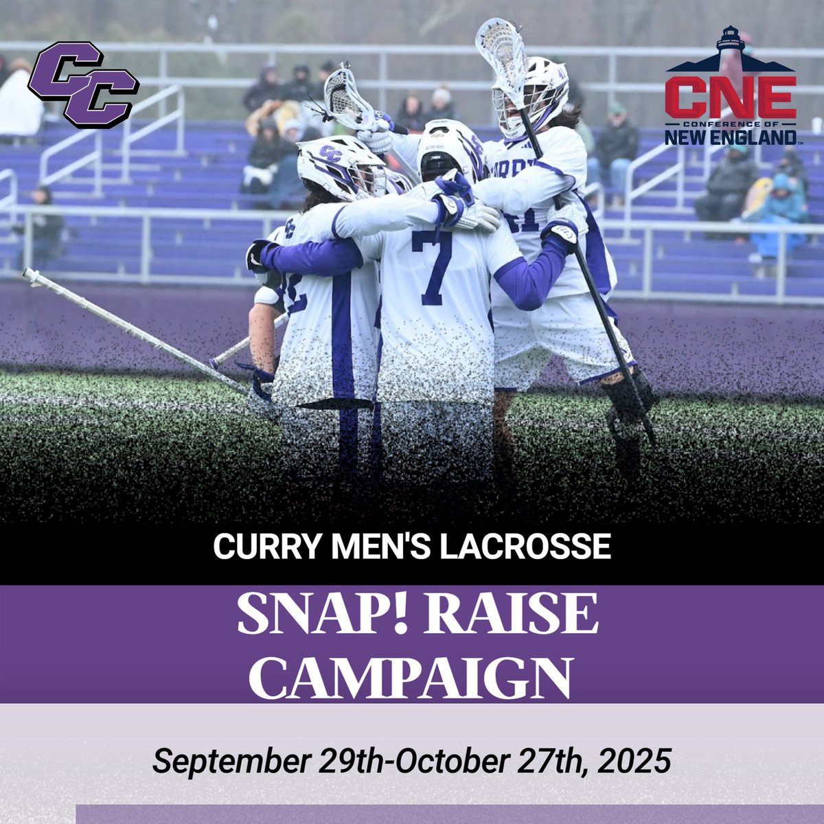 CurryMLAX's tweet image. Today is the beginning of our 2025 Snap! Raise fundraiser. Please consider making a gift to our program, and thank hank you for your continued support! #currymlax #bethebest #snapraise

raise.snap.app/donate/curry-c…