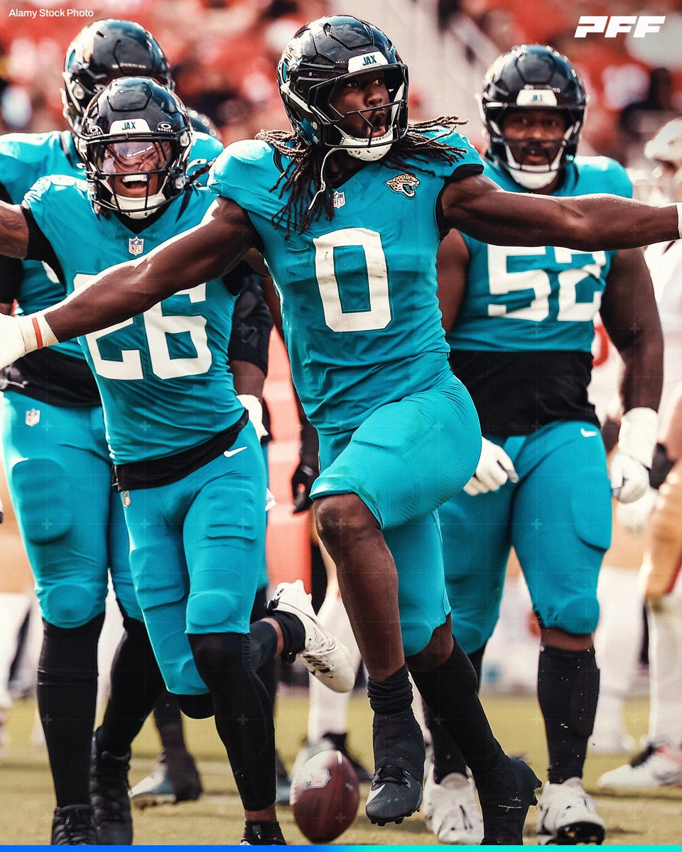 2025 Jaguars defense (4 games):
- 13 takeaways (1st)

2024 Jaguars defense (17 games):
- 9 takeaways (32nd)