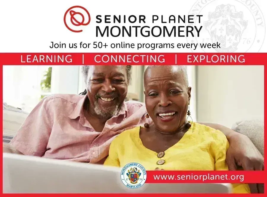 💻 Senior Planet Montgomery offers free online classes that focus on how to thrive at home. Classes cover a wide variety of life skills and are offered in different languages. Please go to the website for more details and class offerings: buff.ly/44rD8NX.