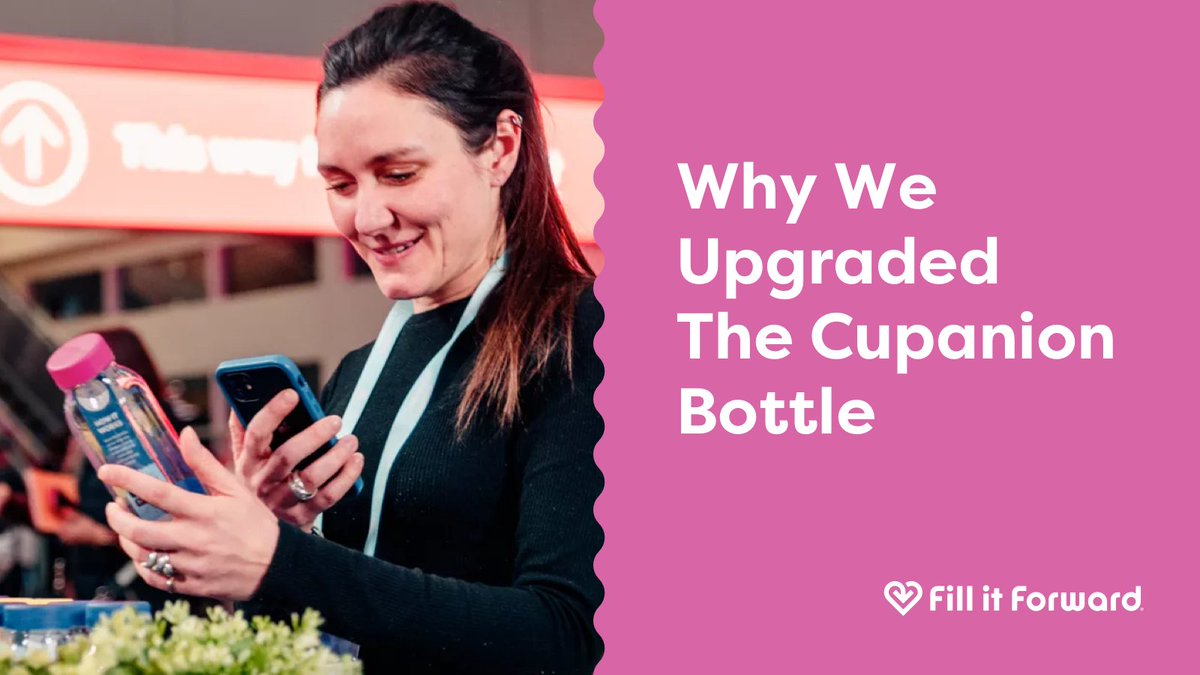 Did you know we recently upgraded our Cupanion Bottle to be made with 50% recycled content? Here’s a quick Q&amp;A on the story behind the switch and why this small change makes an impact.

Read more:zurl.co/oFJl3