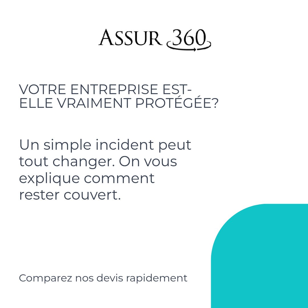 Assur360's tweet photo. Un incident est vite arrivé. 😬
L'assurance responsabilité civile et pro couvre votre entreprise.
Protégez vos acquis, assurez votre tranquillité.
Comparez nos devis rapidement.

https://t.co/W6D8NOcSPX

#assuranceentreprise #responsabilitecivile #assur360 #protectionpro https://t.co/E7Twi0Z29I