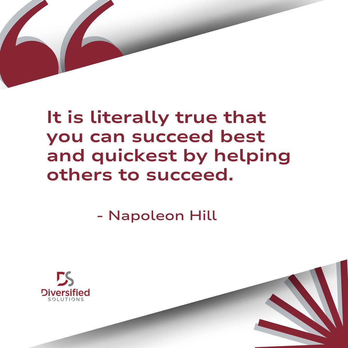 div_sol's tweet image. Here’s your Monday reminder: make time to support someone else’s goals this week.

Share a resource. Pass along a lead. Offer your insight.

Helping others succeed isn’t a distraction from your path—it’s part of it. 

#Success #MondayMotivation #Goals