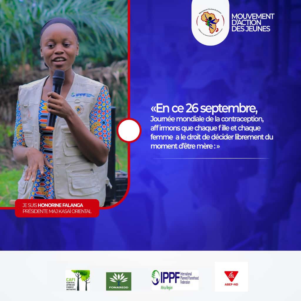 VMoyogo's tweet photo. #JMC2025
La célébration chaque 26 Septembre de la journée mondiale de la contraception prouve à quel point l'accès à la contraception s'avère important pour leur vie et avenir ! 
@fonaredd 
@IPPFAR 
@abefnd_rdc 
@MajRDCongo https://t.co/IBbCaJ8c83