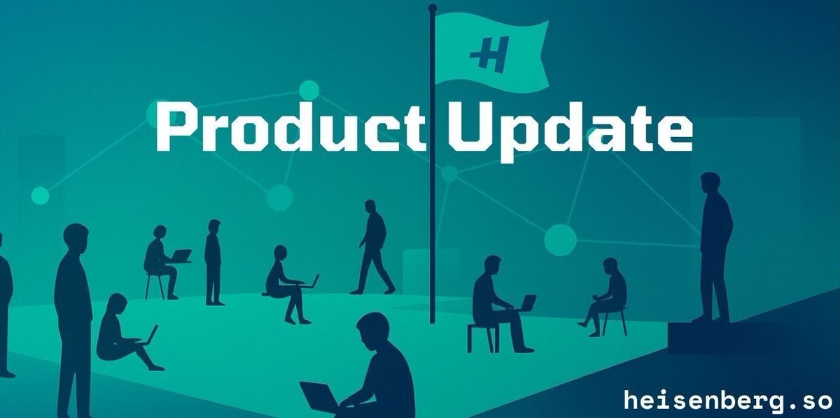 HeisenbergNet's tweet photo. Heisenberg Product Dev Update 

We’ve been tightening the pipes and expanding the signal flow:

🔹 Network Infra 
• Smarter scheduling logic, no overlaps, fewer missed executions
• Cleaner coordination across distributed nodes

🔹 Data Agents 
• Social Media Data Agents improved across multiple categories
•  Some agents can now operate in data ingestor mode. 

🔹 C.O.O.K  (Data Agent Builder)
• Agent duplication is now live, build, fork, iterate
• Auth & login flows tightened across all surfaces

This isn’t about dashboards. It’s about building the world’s most modular, composable context engine for AI:  live, adaptive, and decentralized by default.