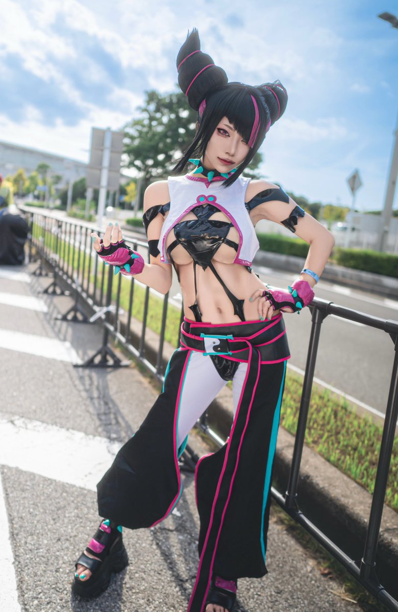 marony235533's tweet photo. Street Fighter 6 cosplay 
🩷Juri 🩷
 #TGSコスプレ  #TGS2025 https://t.co/OElFWndaT0