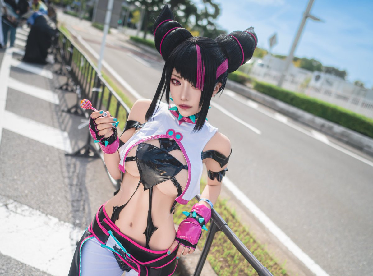 marony235533's tweet photo. Street Fighter 6 cosplay 
🩷Juri 🩷
 #TGSコスプレ  #TGS2025 https://t.co/OElFWndaT0