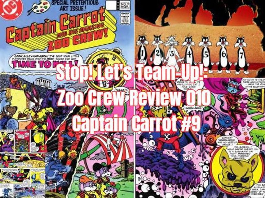 hereskirby's tweet image. New episode up!

Zoo Crew Revue

stopletsteamup.libsyn.com/stop-lets-team… 

#DCComics #CaptainCarrot #PigIron #AmazingZooCrew #YankeePoodle #AlleyKatAbra #Rubberduck #Fastback #RoyThomas #ScottShaw #LooneyTunes #FrizFreleng #SylvesterCat #TweetyBird