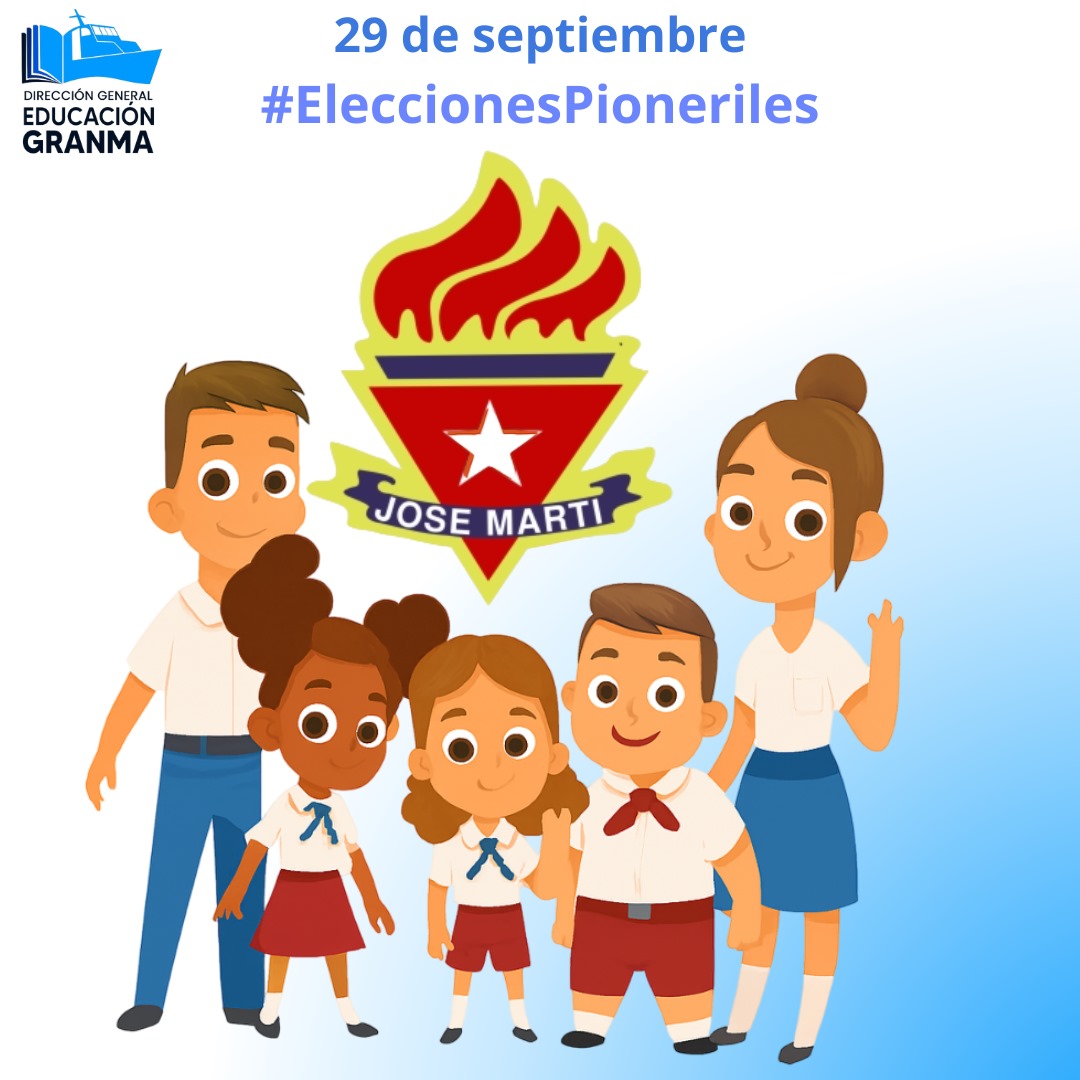 Desde las primeras horas de este 29 de septiembre, escuelas de todo el territorio granmense se llenarán de entusiasmo y compromiso cívico con la celebración de las Elecciones Pioneriles, un ejercicio democrático que fortalece valores de participación, responsabilidad y liderazgo.