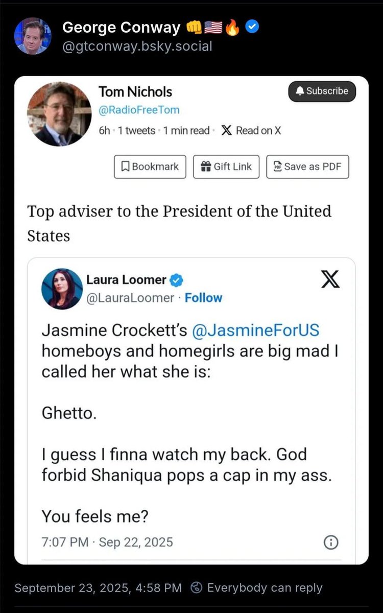 JschulStl's tweet photo. @LauraLoomer fuck you are a racist cunt. https://t.co/XfnULgd8ZI