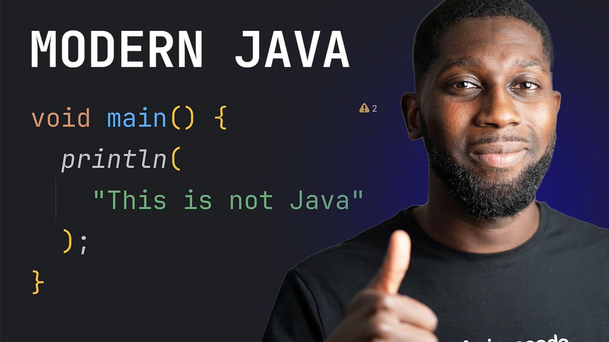 Java Crash Course - youtu.be/l3N_Uf-z8zE

In this quick crash course, I’ll teach you the Java programming language from scratch. Whether you’re a beginner or just curious about how Java works, this video covers everything you need to know to get started — fast.

👍🏿 Join our