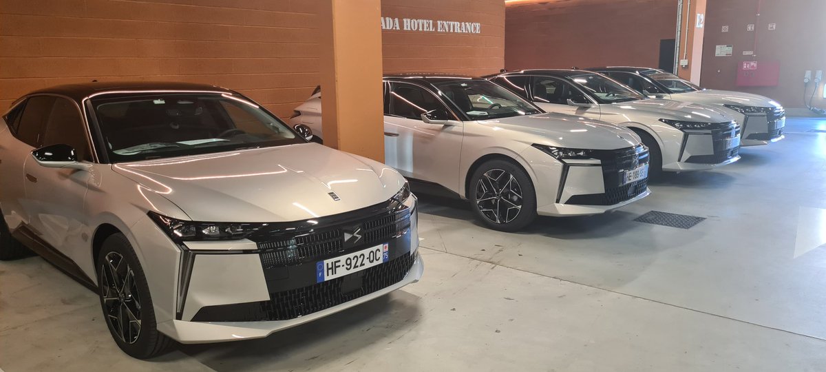 MttRbnsn's tweet photo. Driving the new #DS #No4 today and tomorrow, in and around Porto. There's a driving impressions embargo but we should get a go in the #ETense #EV, the #PHEV and the #HEV models over the course of the event. 👍 https://t.co/wceuK2e73C