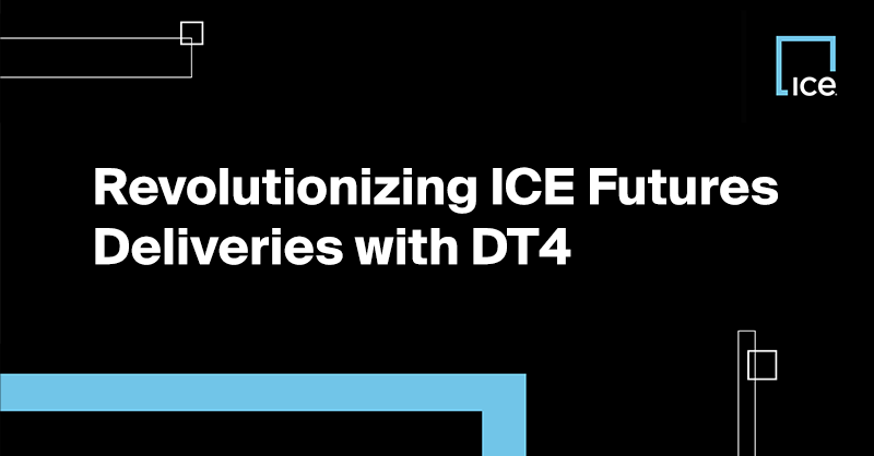 ICE is transforming physical #FuturesDelivery workflows with DT4. Built for #ICEClearEurope Clearing Members and their clients, #DT4 digitizes every step of the delivery process, starting with #Murban Crude Oil and Low Sulphur #Gasoil contracts >bit.ly/4pNnCrQ<