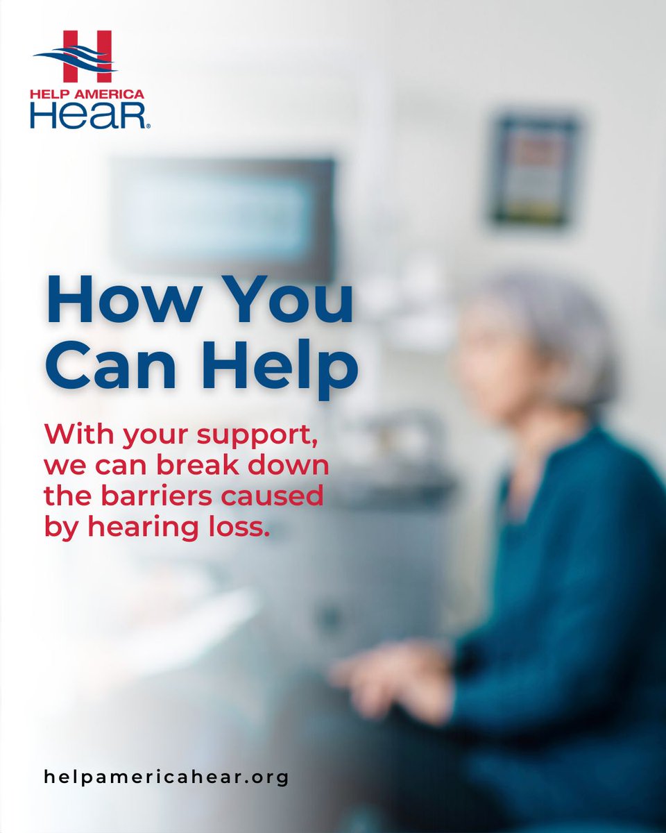 HelpAmericaHear's tweet image. 💙 Everyone deserves the gift of sound. Help America Hear restores confidence &amp;amp; connection with hearing aids for those in need. 👂✨

➡️ helpamericahear.org

#HelpAmericaHear #GiftOfSound