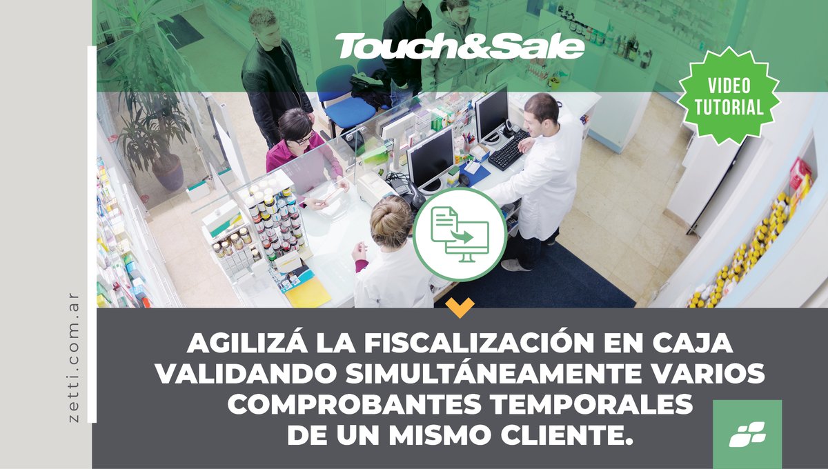 ZettiSRL's tweet image. 📹✨ ¡Capacitate con nuestros nuevos videos tutoriales! Transformá tu aprendizaje con videos cortos y eficientes.
🌟 Escribinos por MD para solicitar el acceso.
#tutoriales #aprendizajerapido #zetti #sistemadefacturacion #farmaciasenargentina #software #sistemadegestion