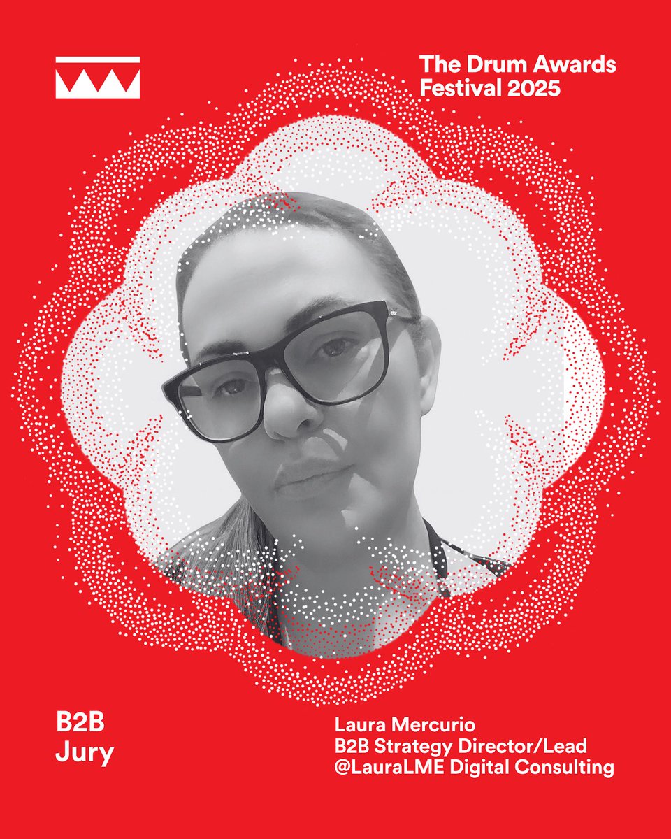 LauraLME's tweet image. Excited and honoured to start my judging duties for @TheDrum Awards Festival 2025 today, #B2B jury! 

Looking forward to discovering and appreciating  #creativity #innovation #planning #execution of the B2B campaigns entered this year.  

Good luck 🤞 to all participants!