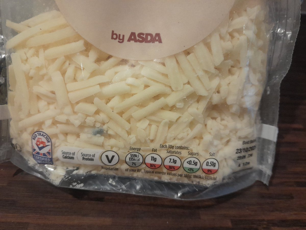 clarezings's tweet photo. @AsdaServiceTeam DM sent but no response! Mouldy cheese morley store https://t.co/yMcNiY9RpT