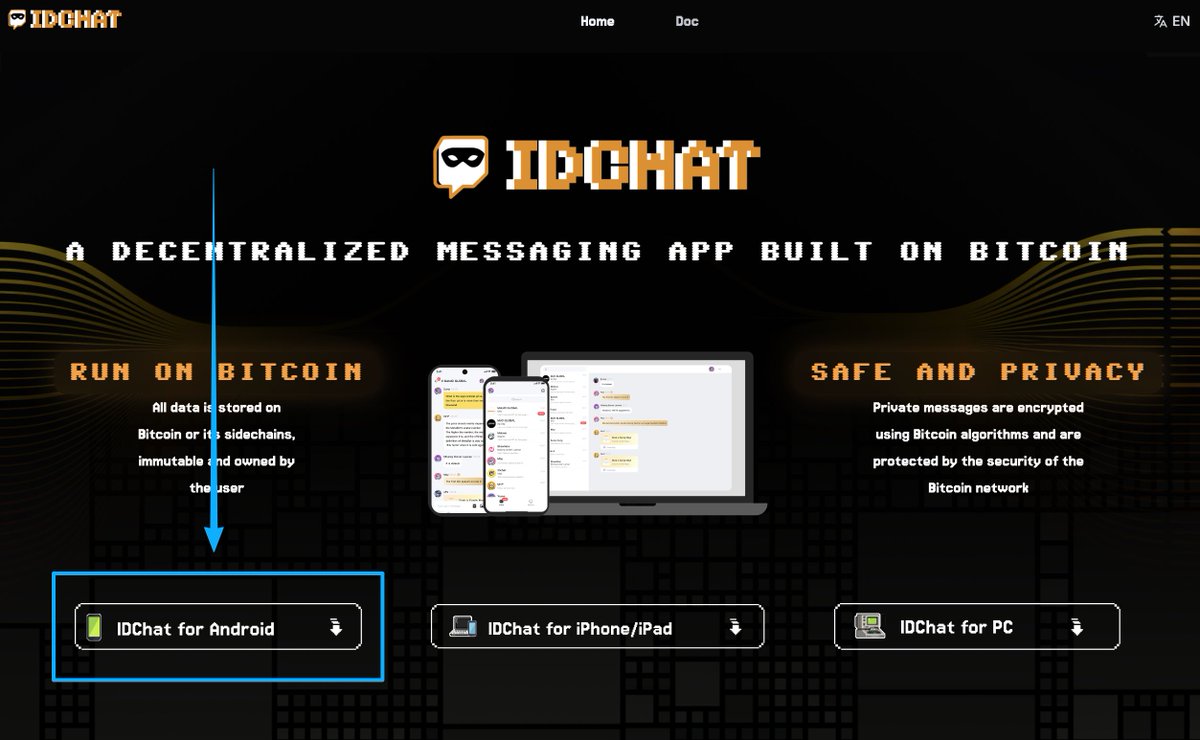 idchat_io's tweet photo. 📢 IDChat 安卓APP Beta版正式发布！

➡️现在即可前往官网，点击 “IDChat for Android” 下载体验： https://t.co/EaiCxzTXLP
⚠️该版本为 Beta 版，如使用过程中发现问题，请及时向我们反馈。
👏欢迎大家下载体验完全隐私的链上社交！

📢 IDChat Android App Beta is officially live!

➡️Download now via our website: https://t.co/EaiCxzTXLP (click “IDChat for Android”)
⚠️This version is a Beta release. If you encounter any issues during use, please let us know and provide feedback.
👏Experience 100% private on-chain social — download and try it now!

#Bitcoin #Web3