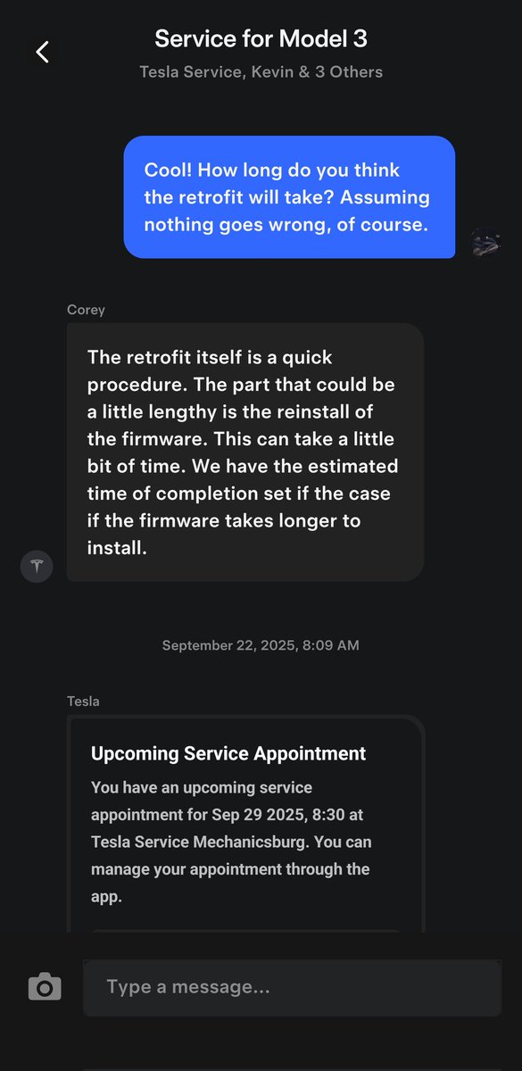 VwFreak96's tweet photo. Another tesla service fail... thank you for wasting another day.  @elonmusk @Tesla #Tesla #teslaservice https://t.co/eOJf0V5ZxV