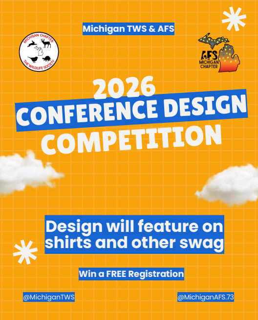 MichiganAFS's tweet photo. 🎉 This week’s #MichiganMonday is a little different — we need YOUR creativity! 🖌️We’re designing the look for our 2026 Joint Annual Meeting with MI TWS in Flint, MI (Feb 25–27), and we want your design front and center.

🌿 Theme: RESILIENCY 
💡Deadline: Thanksgiving https://t.co/QWm5FdnYZY