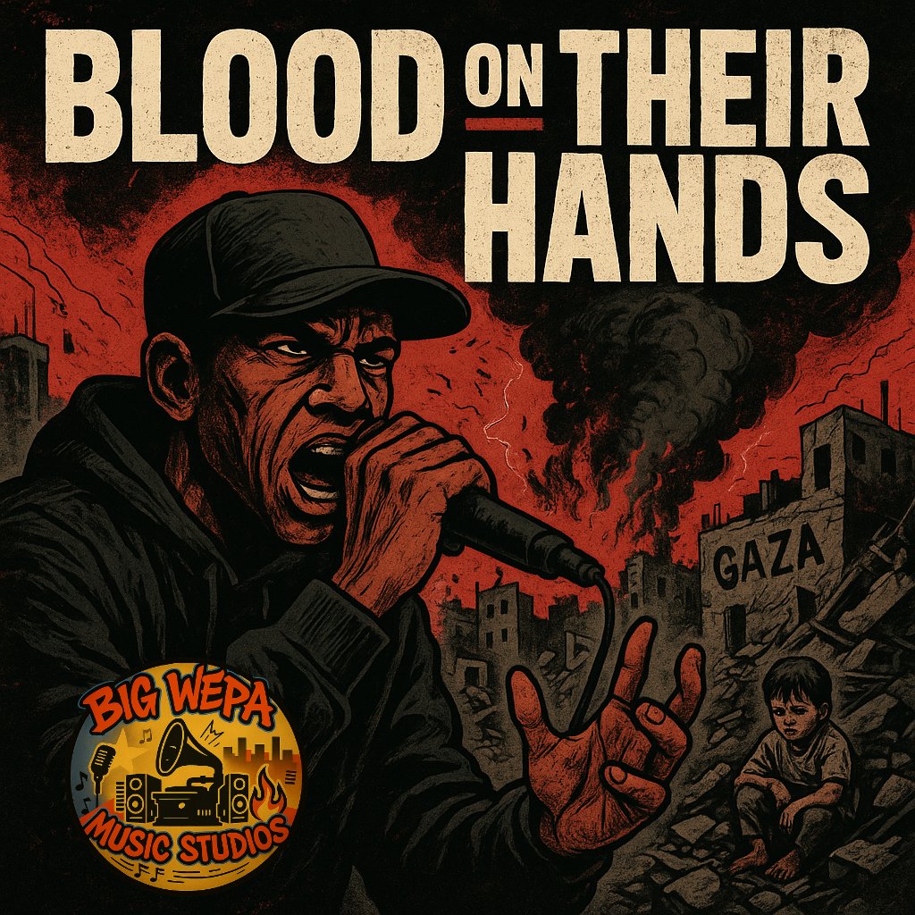 BigWepaMusic's tweet photo. “They televise war but they censor the cries…”
🎶 That’s a bar from Blood on Their Hands, hip-hop built to wake the world up.
Stream it now 🔥👉 https://t.co/62vLZvwzcS
#StopTheFire #FreeThePeople #HipHopActivism https://t.co/aDbNi2c6Qv
