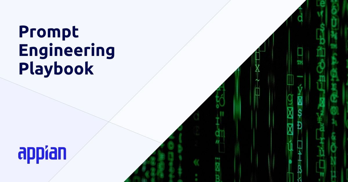 Appian's tweet image. Prompt engineering made practical.

Appian’s playbook shows how business and IT teams can design smarter prompts to drive real outcomes.

Get practical, actionable guidance and start building today: ap.pn/4g8larh #AIinProcess