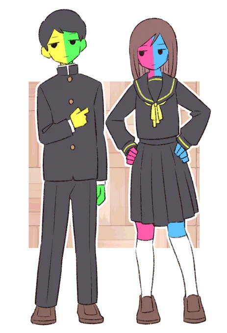 【創作】異色肌モブ