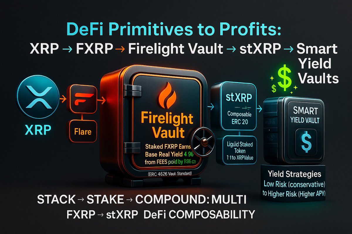 MrFreshTime's tweet photo. 🚀 "Utility to Yield: How XRP Earns REAL YIELD w/FXRP via Staking in @Firelightfi Vaults on @FlareNetworks &amp; stXRP in @SentoraHQ smart yield vaults"

📽️FRESH VIDEO 👇(35mins)
https://t.co/7gPRUk8GSK https://t.co/qTN2Blv5vB
