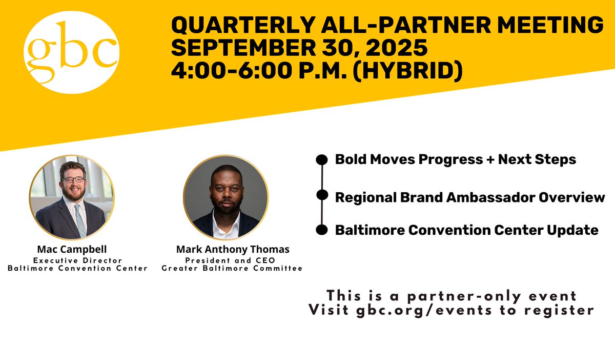 Greater Baltimore Committee tweet media