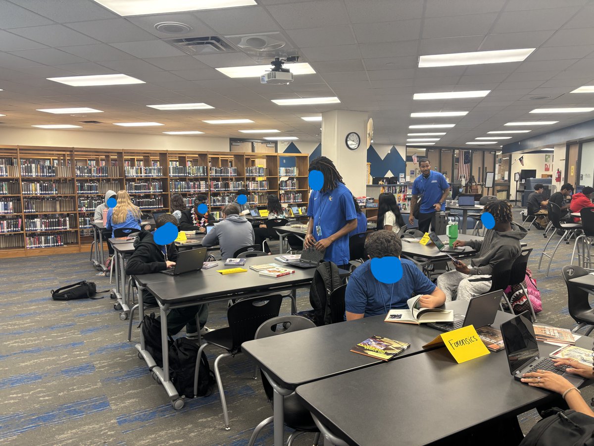 LCHS Library tweet media