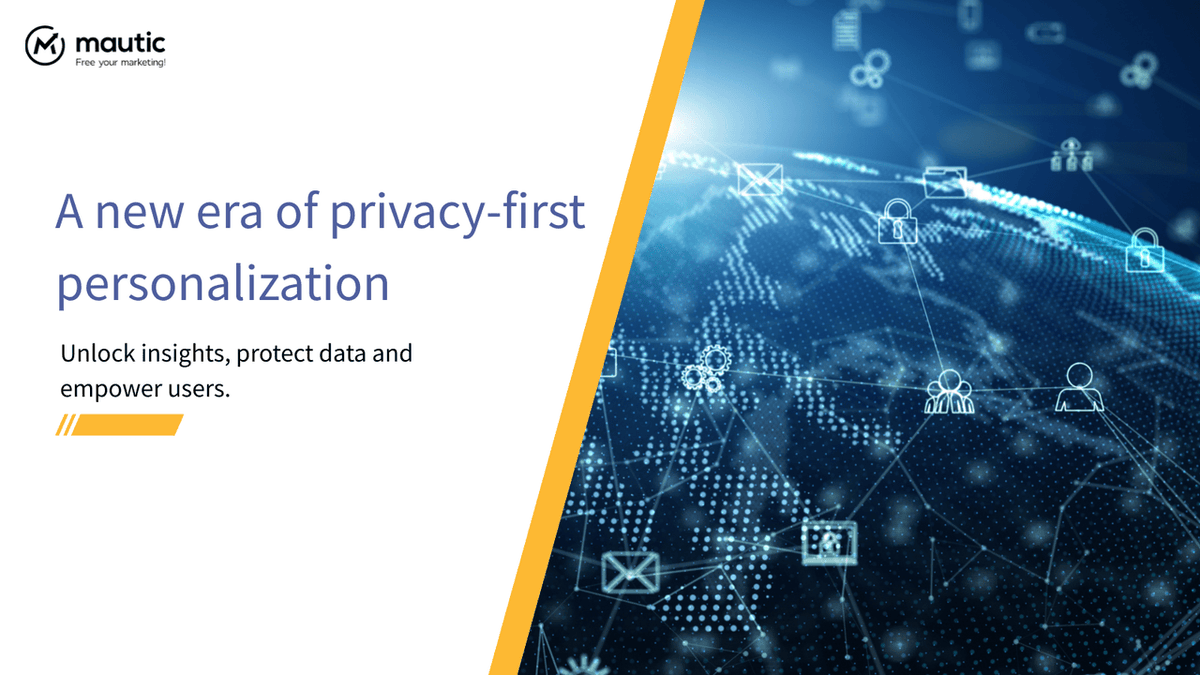 Mautic's tweet image. Personalization feels magical, but the real challenge is the privacy paradox. 

Build trust with consent, context, and privacy first tech. 🤝

👉 Read more : mautic.org/blog/personali…

#Mautic #DataPersonalization #MarketingAutomation #MarketingTips #MarketingSoftware