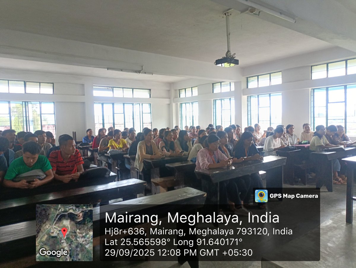 TSMCMairang's tweet photo. NSS Tirot Memorial College Mairang conducted Mass Participation #VBYLD2026 on 29 September 2025.
80 volunteers participated with an encouragement to help other volunteers and students to participate in the quiz. https://t.co/Jo6nAScyaa