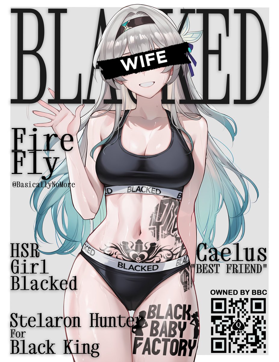 BasicallyNoMore's tweet photo. "Firefly has learned what she really wants in life and what she was always meant for... That's what she said the last time until you saw here like this on your news paper~"
P*treon Exclusive image set releasing tomorrow
#blacked #qos #queenofspades #blackededit #blackedhentai https://t.co/wuC8RTSeAv