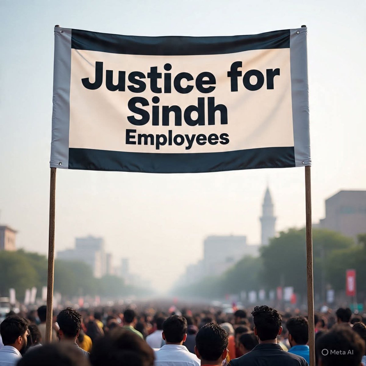 #JuticeForSindhEmployees