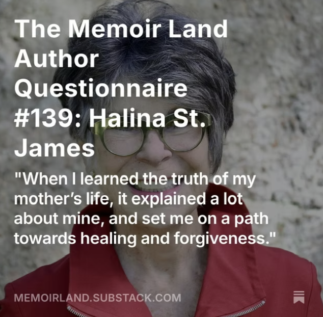 halinastjames's tweet photo. This is about writing my memoir - the good, the bad and at limes the ugly. https://t.co/f8xdYXO88Q https://t.co/ZflSX2RGth