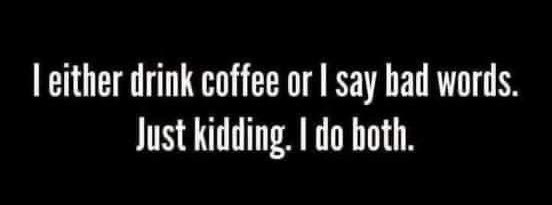 Good morning.
Monday is off to a good start.
Coffee lid fell off my coffee pot &amp; coffee went everywhere. 😭
At least I was able to save some coffee for drinking.
And I had a good nights sleep. ☕️