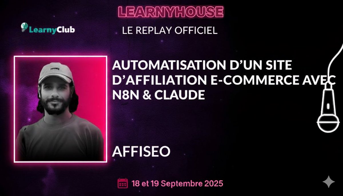 LearnyHouse - 18 & 19 septembre 2025 tweet media