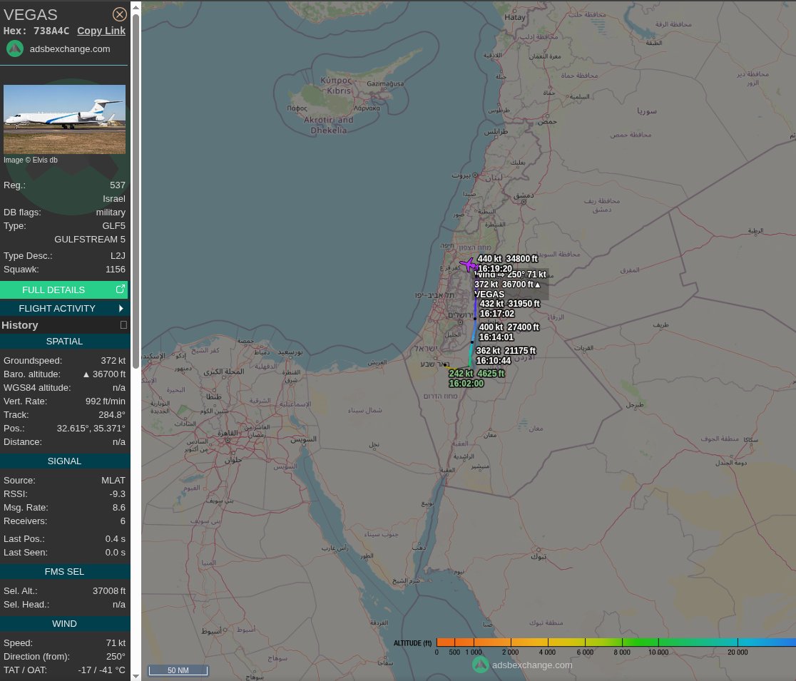 hey_itsmyturn's tweet photo. #IAF ๐ฎ๐ฑ Nachshon Eitam (537 | 738A4C | CS VEGAS) #CAEW mission over northern Israel
#Lebanon ๐ฑ๐ง https://t.co/BK0H0usgxF